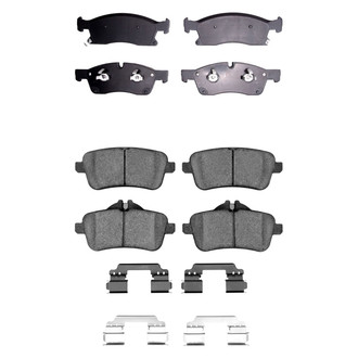 R1 Concepts® - Optimum OEp Front and Rear Brake Pad Set