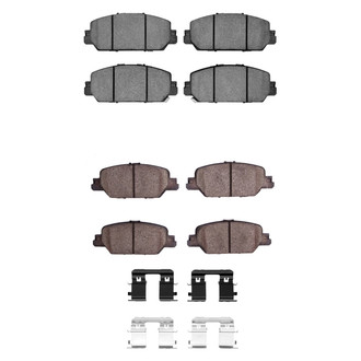 R1 Concepts® - Optimum OEp Front and Rear Brake Pad Set