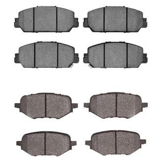 R1 Concepts® - Optimum OEp Front and Rear Brake Pad Set
