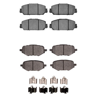 R1 Concepts® - Optimum OEp Front and Rear Brake Pad Set