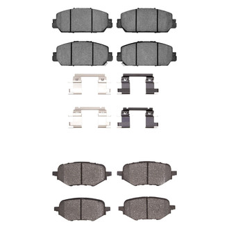R1 Concepts® - Optimum OEp Front and Rear Brake Pad Set