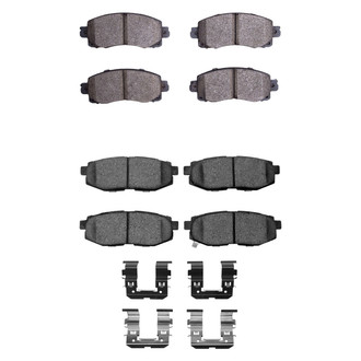 R1 Concepts® - Optimum OEp Front and Rear Brake Pad Set