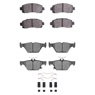 R1 Concepts® - Optimum OEp Front and Rear Brake Pad Set
