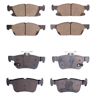 R1 Concepts® - Optimum OEp Front and Rear Brake Pad Set
