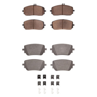 R1 Concepts® - Optimum OEp Front and Rear Brake Pad Set