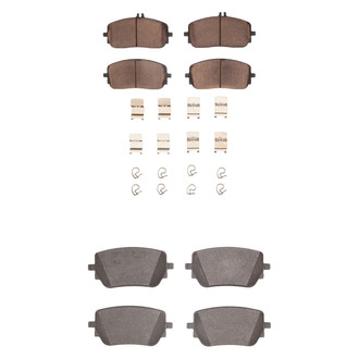 R1 Concepts® - Optimum OEp Front and Rear Brake Pad Set