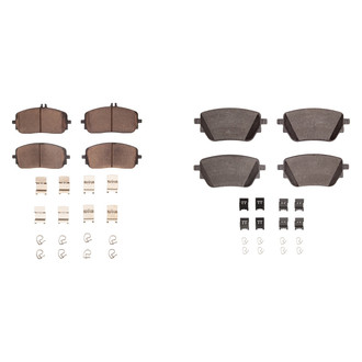 R1 Concepts® - Optimum OEp Front and Rear Brake Pad Set