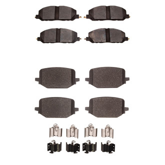 R1 Concepts® - Optimum OEp Front and Rear Brake Pad Set