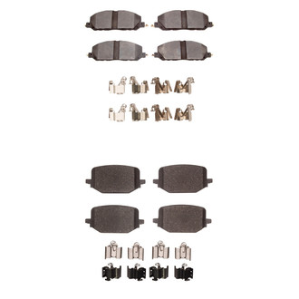 R1 Concepts® - Optimum OEp Front and Rear Brake Pad Set