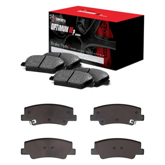 R1 Concepts® - Optimum OEp Front and Rear Brake Pad Set