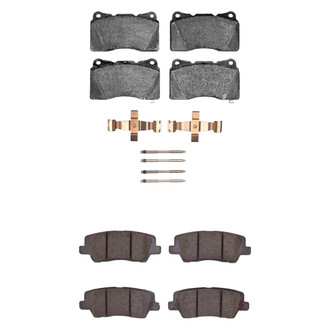 R1 Concepts® - Optimum OEp Front and Rear Brake Pad Set