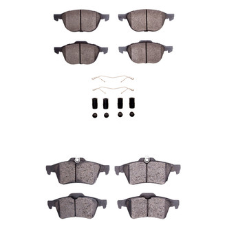 R1 Concepts® - Optimum OEp Front and Rear Brake Pad Set