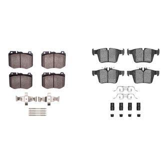 R1 Concepts® - Optimum OEp Front and Rear Brake Pad Set