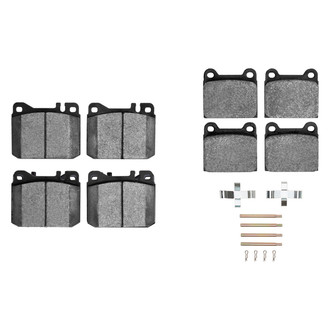 R1 Concepts® - Euro Ceramic Ceramic Front and Rear Brake Pad Set