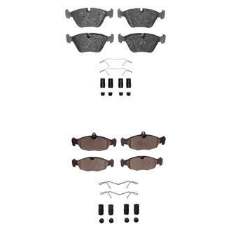 R1 Concepts® - Euro Ceramic Front and Rear Brake Pad Set