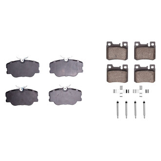 R1 Concepts® - Euro Ceramic Front and Rear Brake Pad Set
