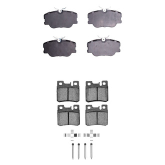R1 Concepts® - Euro Ceramic Front and Rear Brake Pad Set
