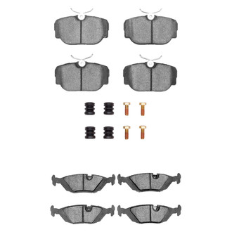 R1 Concepts® - Euro Ceramic Ceramic Front and Rear Brake Pad Set