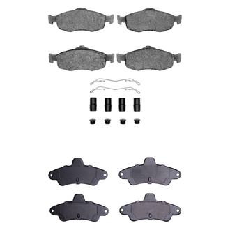 R1 Concepts® - Euro Ceramic Front and Rear Brake Pad Set