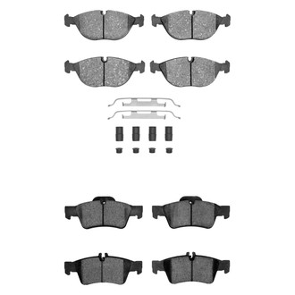 R1 Concepts® - Euro Ceramic Front and Rear Brake Pad Set