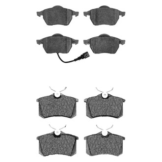 R1 Concepts® - Euro Ceramic Ceramic Front and Rear Brake Pad Set