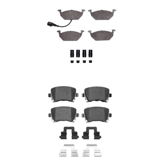 R1 Concepts® - Euro Ceramic Ceramic Front and Rear Brake Pad Set