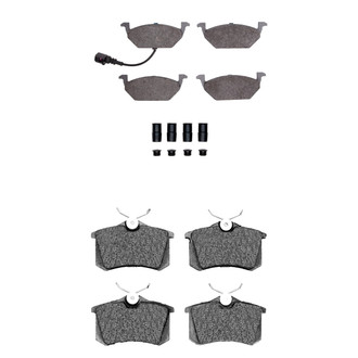 R1 Concepts® - Euro Ceramic Ceramic Front and Rear Brake Pad Set
