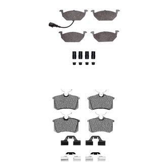 R1 Concepts® - Euro Ceramic Ceramic Front and Rear Brake Pad Set