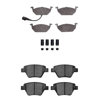 R1 Concepts® - Euro Ceramic Ceramic Front and Rear Brake Pad Set