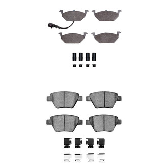 R1 Concepts® - Euro Ceramic Ceramic Front and Rear Brake Pad Set