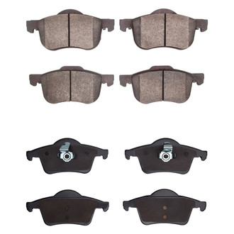 R1 Concepts® - Euro Ceramic Front and Rear Brake Pad Set