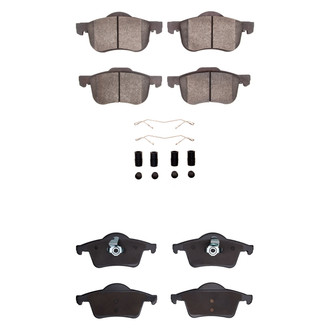 R1 Concepts® - Euro Ceramic Front and Rear Brake Pad Set