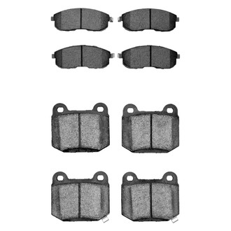 R1 Concepts® - Euro Ceramic Front and Rear Brake Pad Set