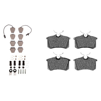 R1 Concepts® - Euro Ceramic Front and Rear Brake Pad Set