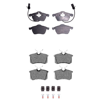 R1 Concepts® - Euro Ceramic Ceramic Front and Rear Brake Pad Set