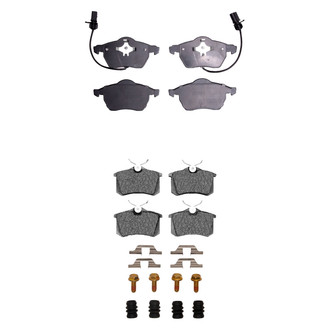 R1 Concepts® - Euro Ceramic Ceramic Front and Rear Brake Pad Set
