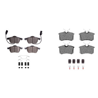 R1 Concepts® - Euro Ceramic Ceramic Front and Rear Brake Pad Set