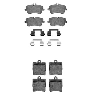 R1 Concepts® - Euro Ceramic Front and Rear Brake Pad Set