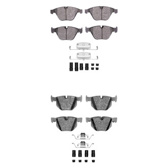 R1 Concepts® - Euro Ceramic Front and Rear Brake Pad Set