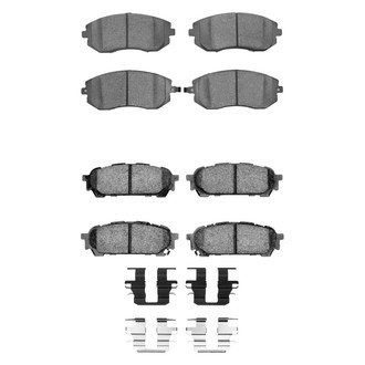 R1 Concepts® - Euro Ceramic Front and Rear Brake Pad Set