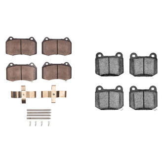 R1 Concepts® - Euro Ceramic Front and Rear Brake Pad Set