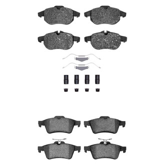 R1 Concepts® - Euro Ceramic Ceramic Front and Rear Brake Pad Set