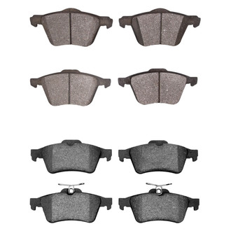 R1 Concepts® - Euro Ceramic Front and Rear Brake Pad Set