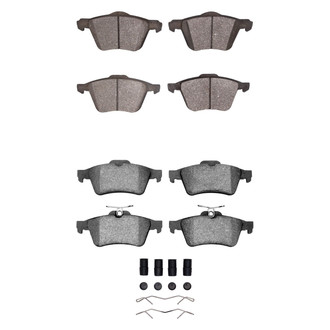R1 Concepts® - Euro Ceramic Front and Rear Brake Pad Set
