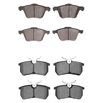 R1 Concepts® - Euro Ceramic Front and Rear Brake Pad Set