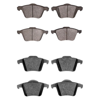 R1 Concepts® - Euro Ceramic Front and Rear Brake Pad Set