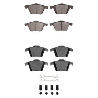 R1 Concepts® - Euro Ceramic Front and Rear Brake Pad Set