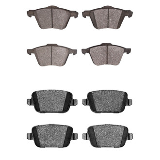 R1 Concepts® - Euro Ceramic Front and Rear Brake Pad Set