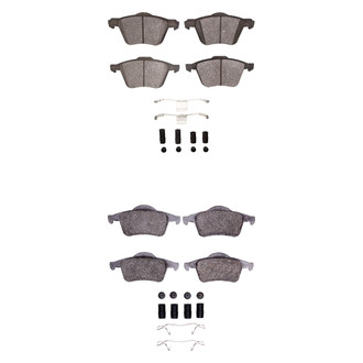 R1 Concepts® - Euro Ceramic Front and Rear Brake Pad Set