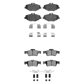 R1 Concepts® - Euro Ceramic Ceramic Front and Rear Brake Pad Set